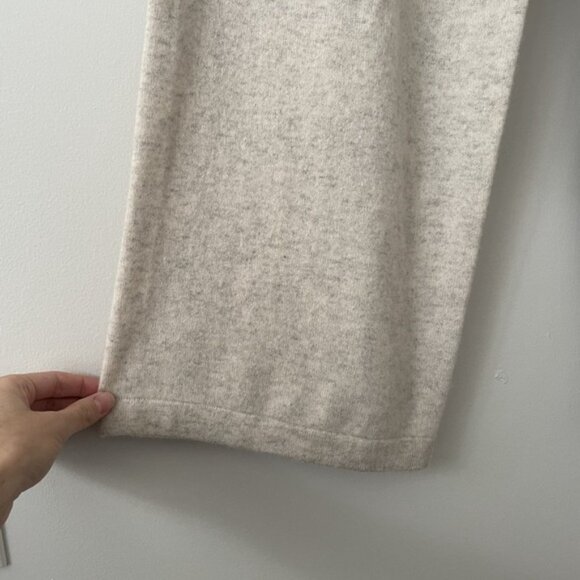 Frontgate 100% Mongolian Cashmere Bomber Lounge Set Size L/XL Ivory Quiet Luxury - Picture 14 of 16